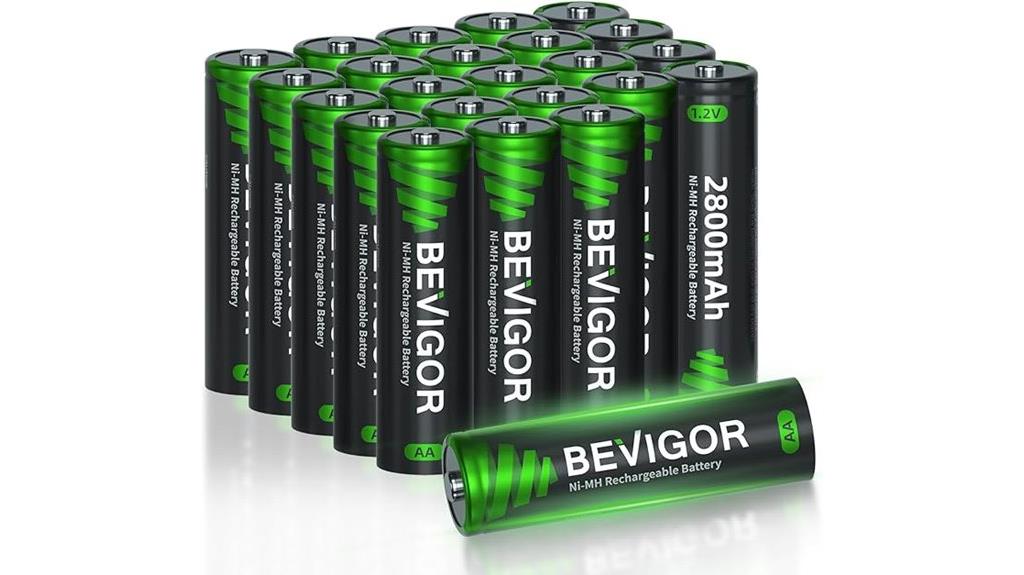 rechargeable aa batteries pack
