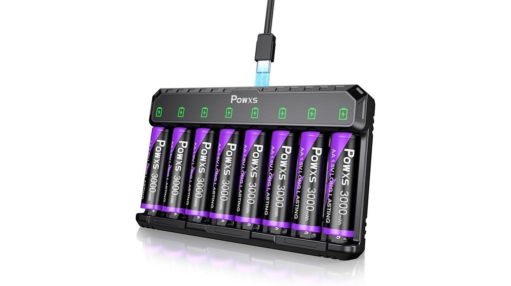 rechargeable aa batteries pack