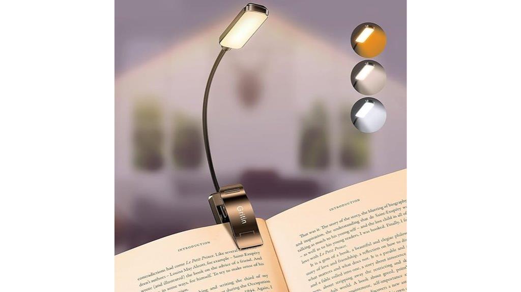 rechargeable led clip on light