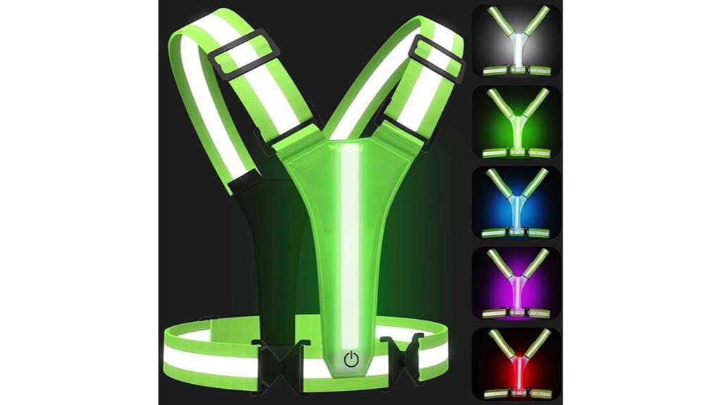 rechargeable led reflective vest