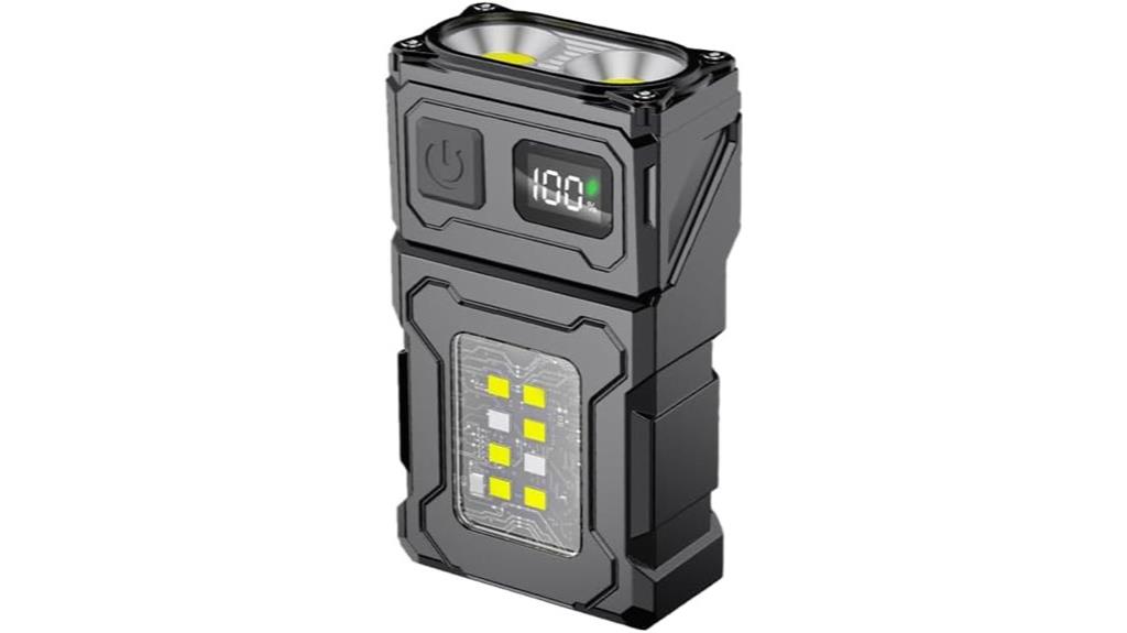 rechargeable swivel led flashlight
