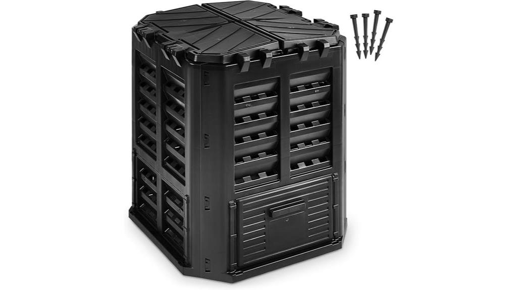 recycled plastic garden composter