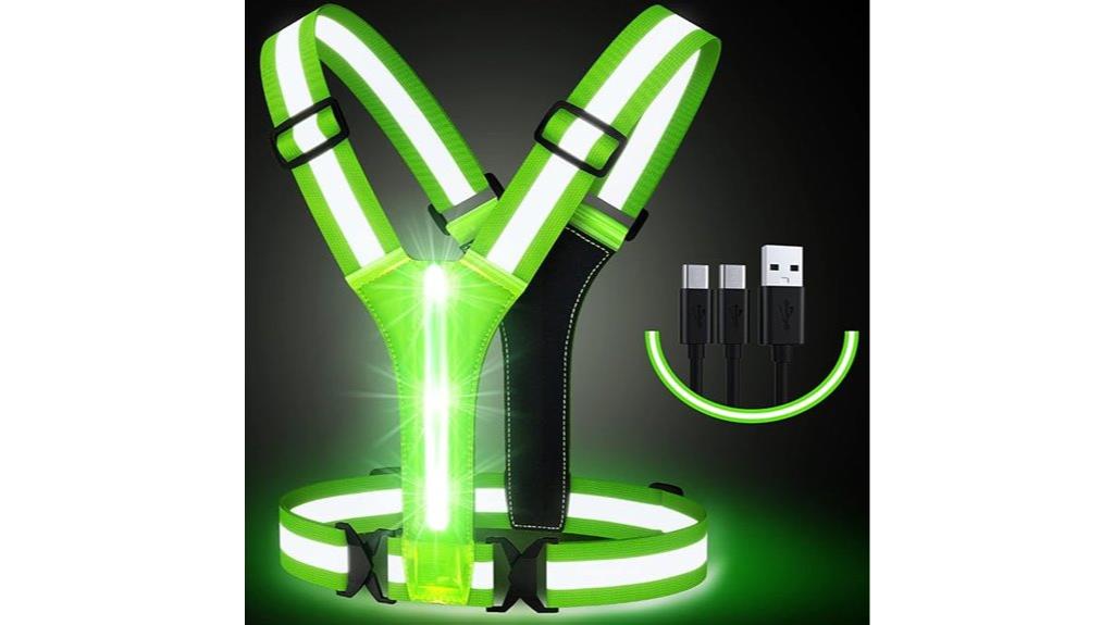 reflective running safety vest