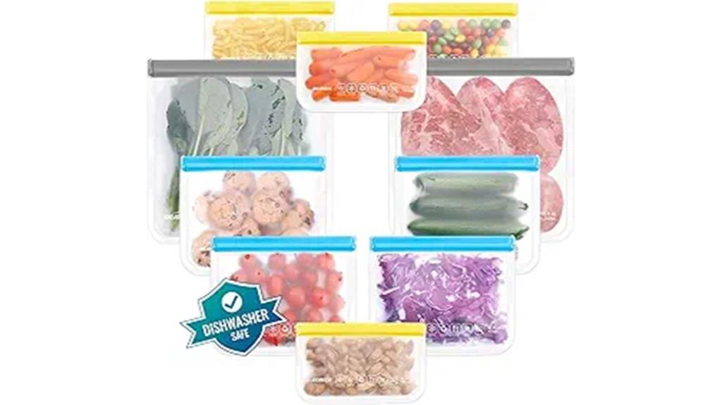 reusable bpa free storage bags