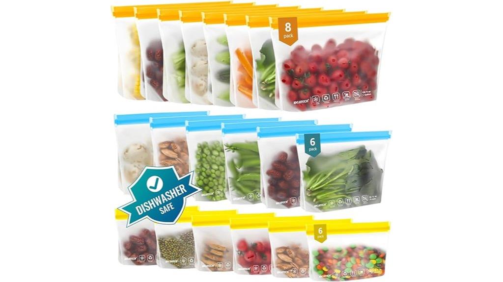 reusable dishwasher safe storage