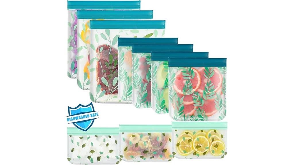 reusable leakproof storage bags