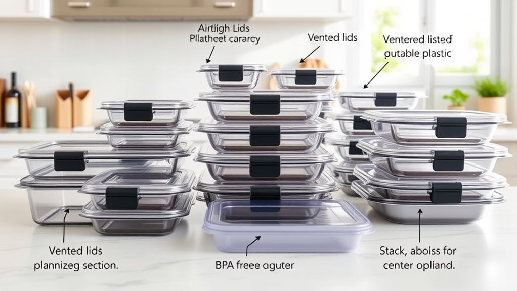 safe durable leakproof containers