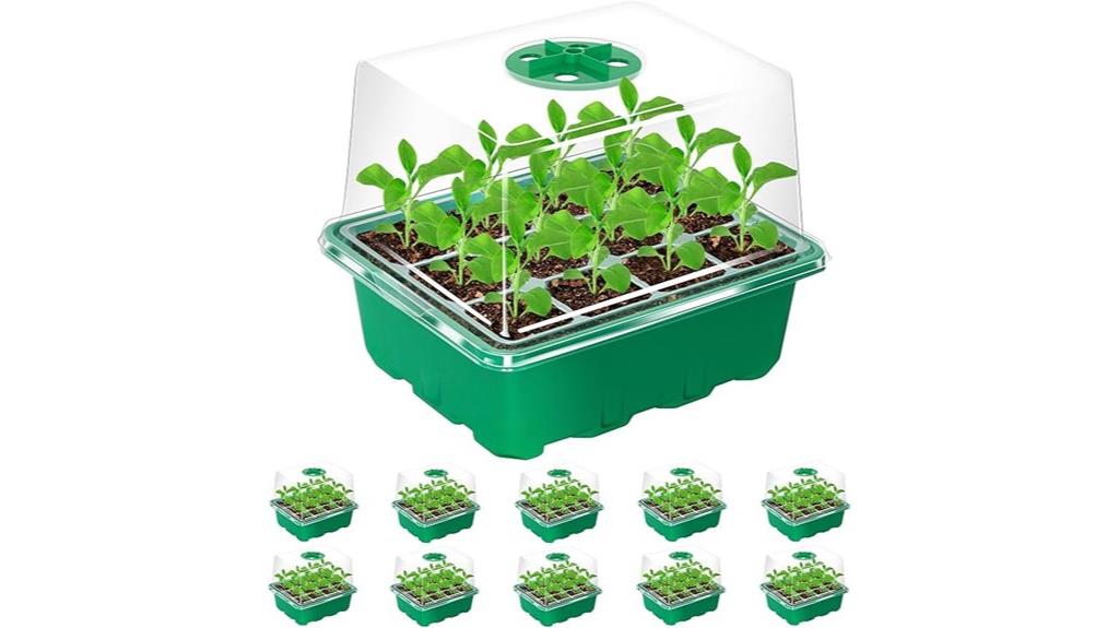 seedling trays with lids