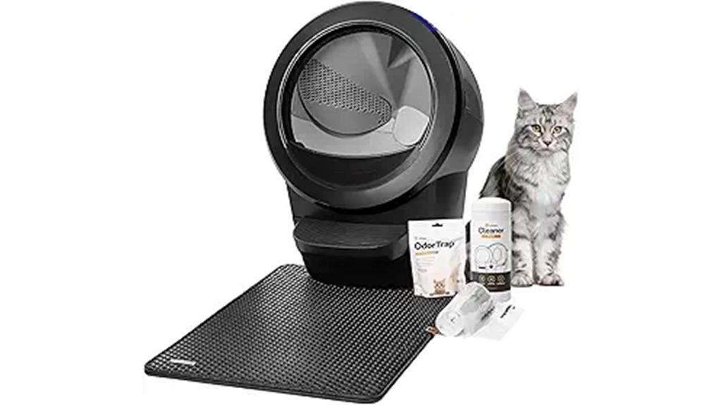 self cleaning litter box bundle