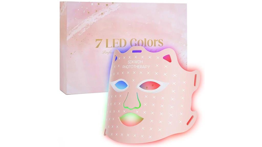 seven color led face mask