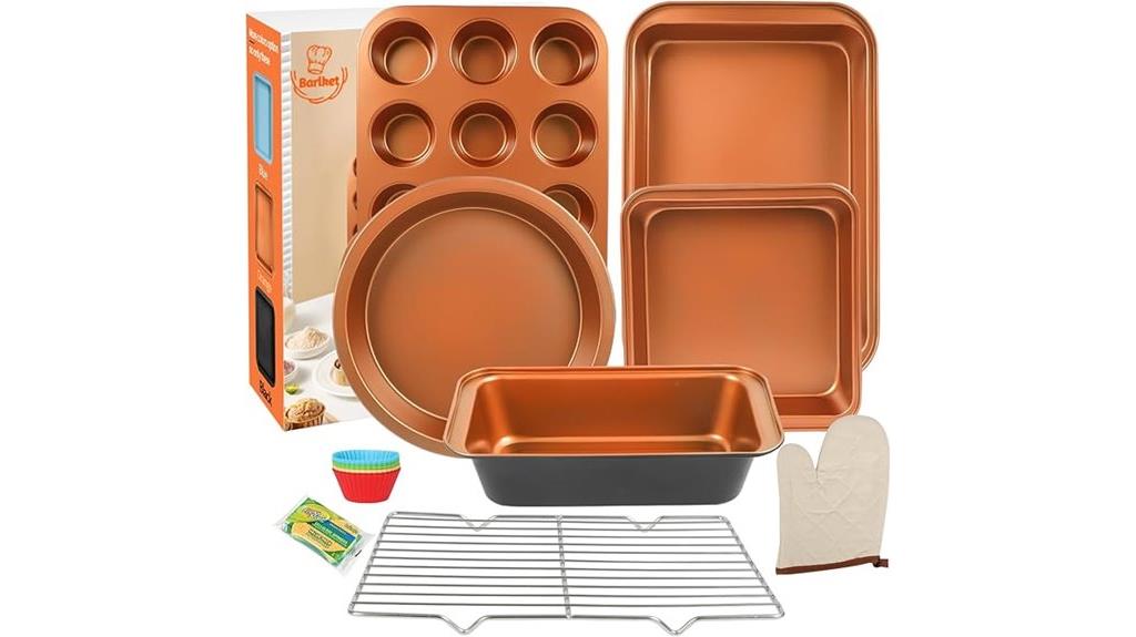 six piece bakeware set