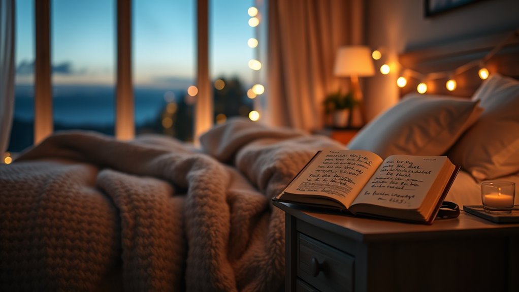 sleep with calming affirmations