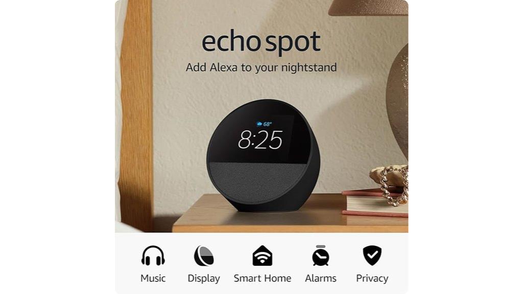 smart echo spot alarm