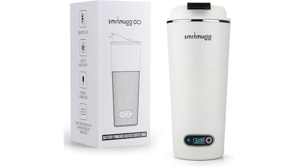 smart heated travel mug