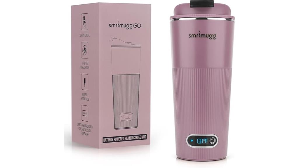 smart magnetic heated mug