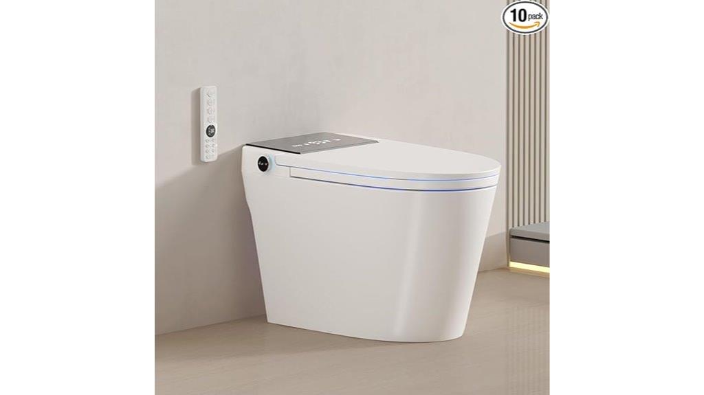smart toilet with bidet