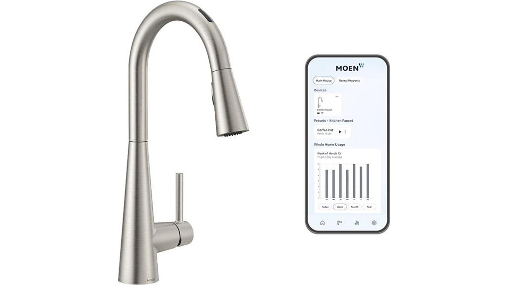 smart touchless kitchen faucet
