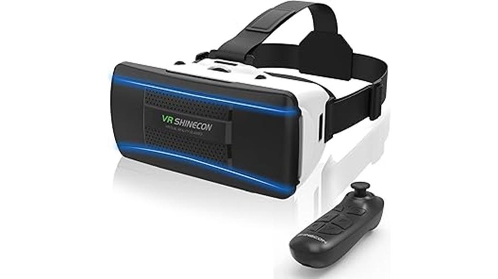 smartphone vr headset controller