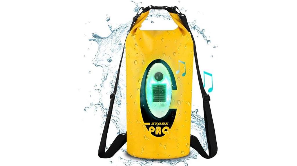 solar powered dry bag