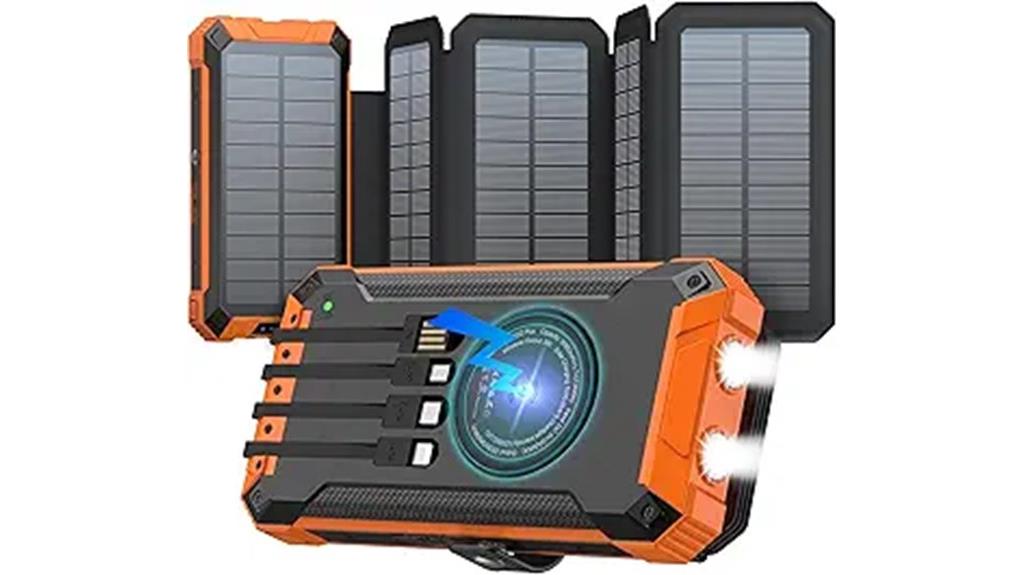 solar powered wireless power bank