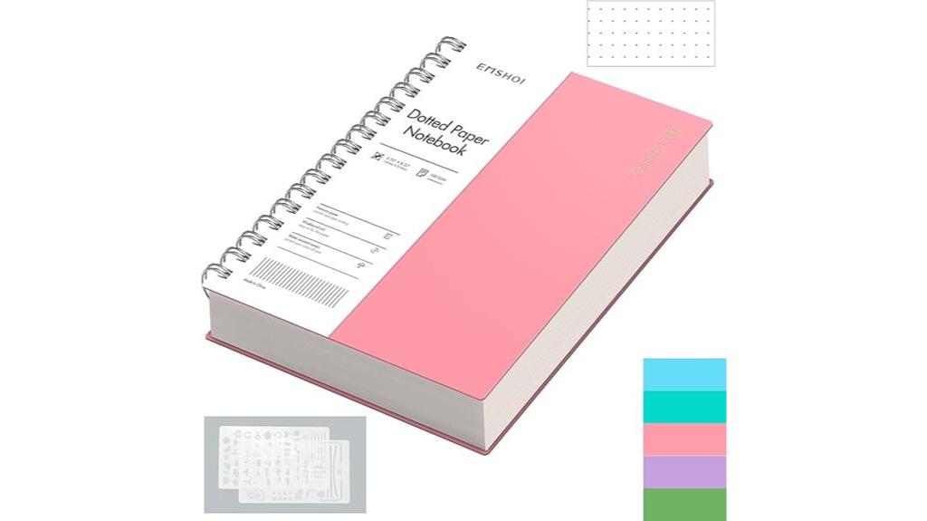 spiral dotted journal notebook