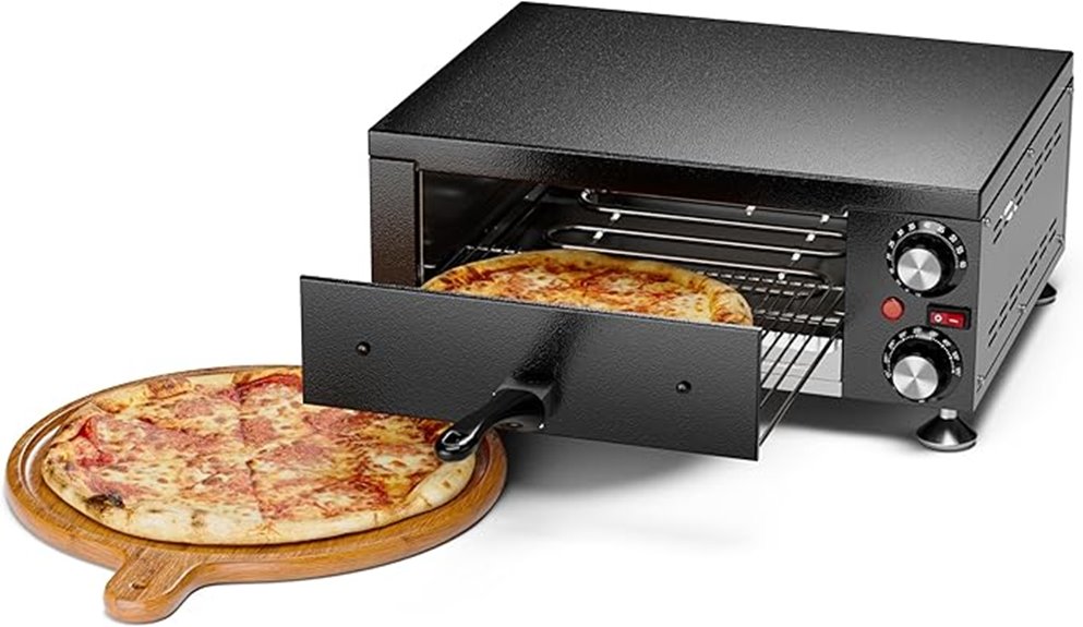 stainless steel electric pizza oven