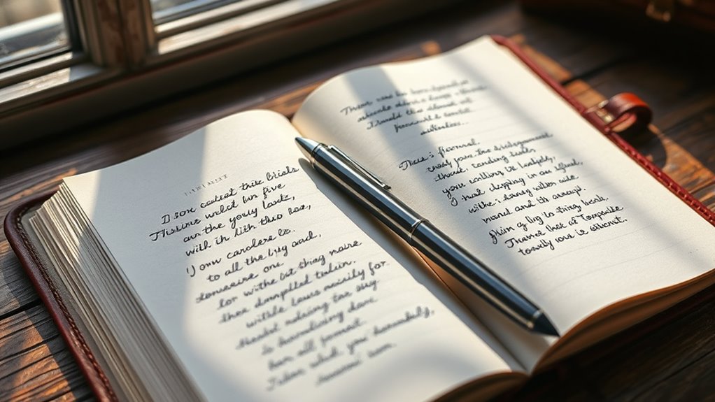 start daily intentional journaling