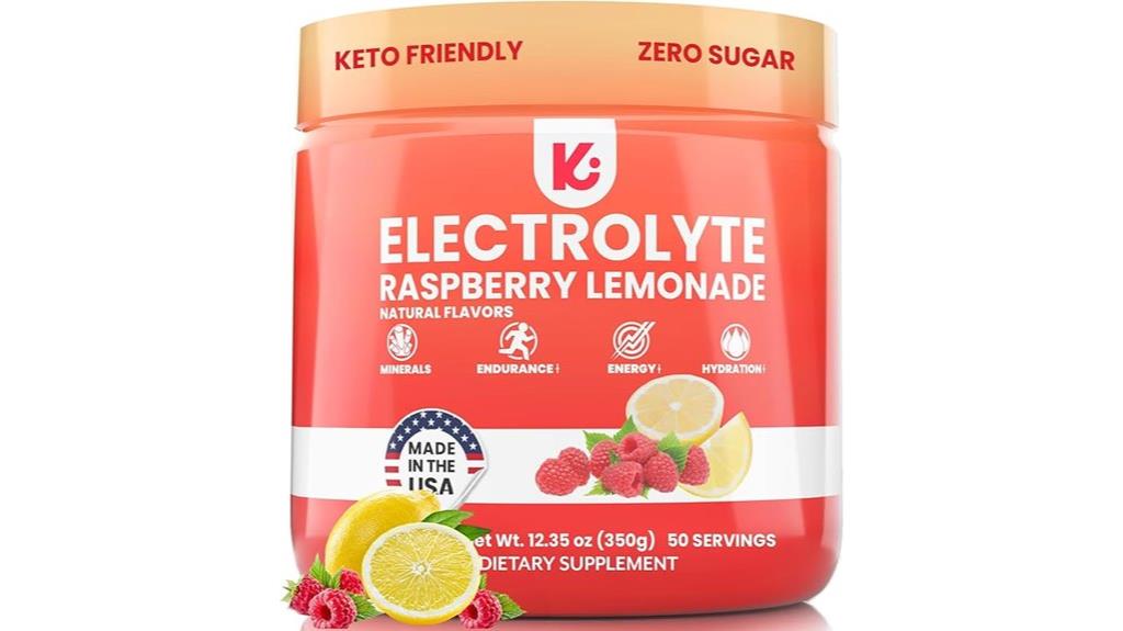 sugar free keto electrolyte powder
