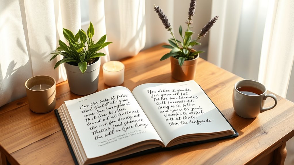 surround with nurturing words