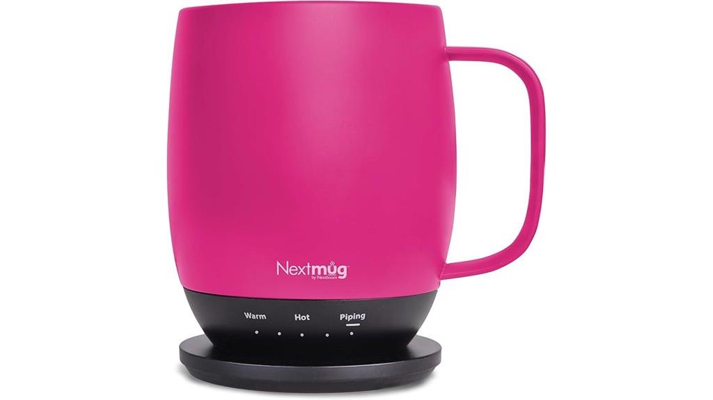 temperature controlled coffee mug