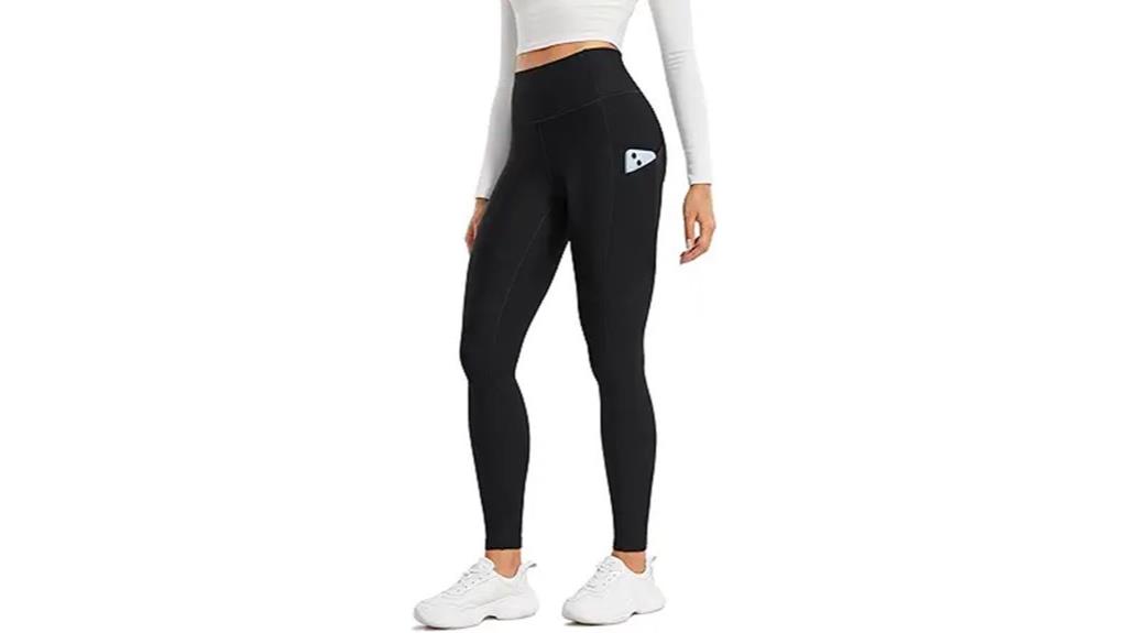 thermal fleece lined leggings