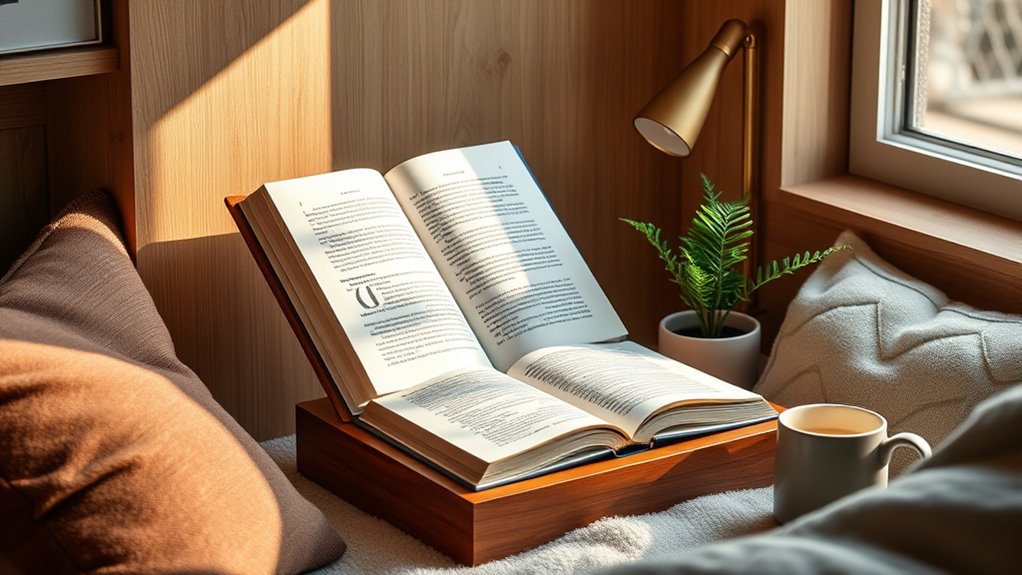 top book stands for comfort
