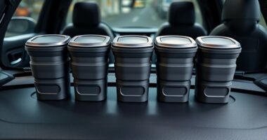 top collapsible vehicle trash cans