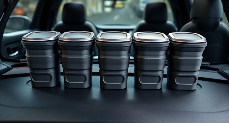 top collapsible vehicle trash cans