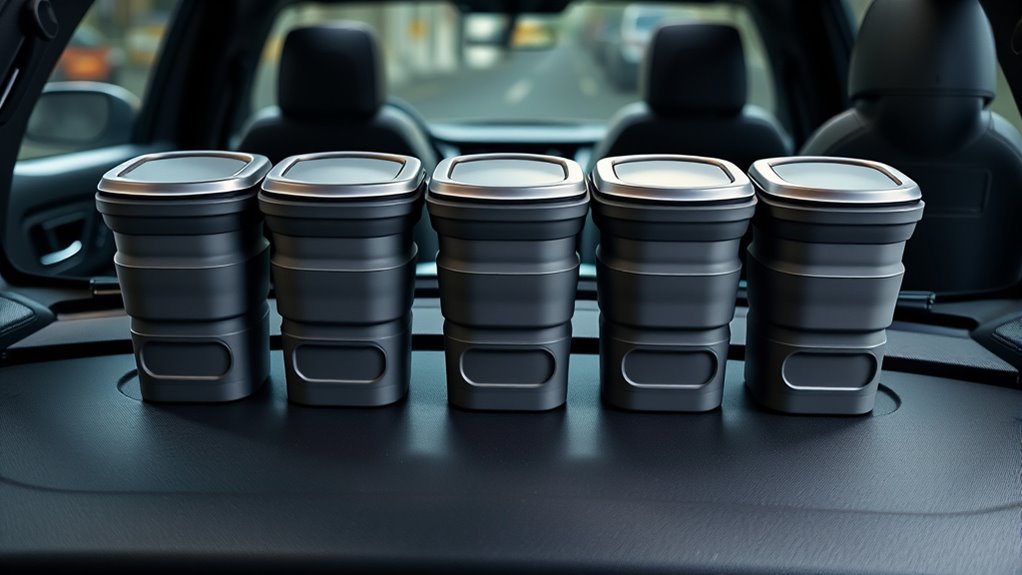 top collapsible vehicle trash cans