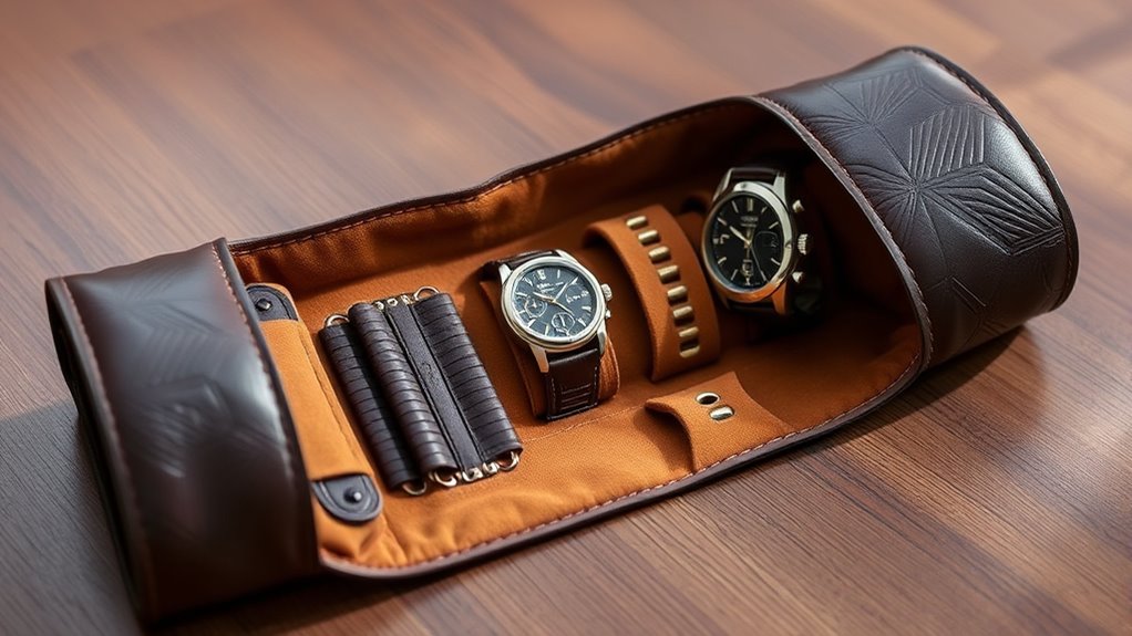 top leather watch roll picks