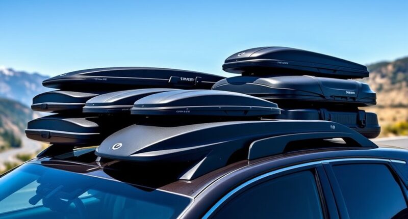 top roof cargo boxes