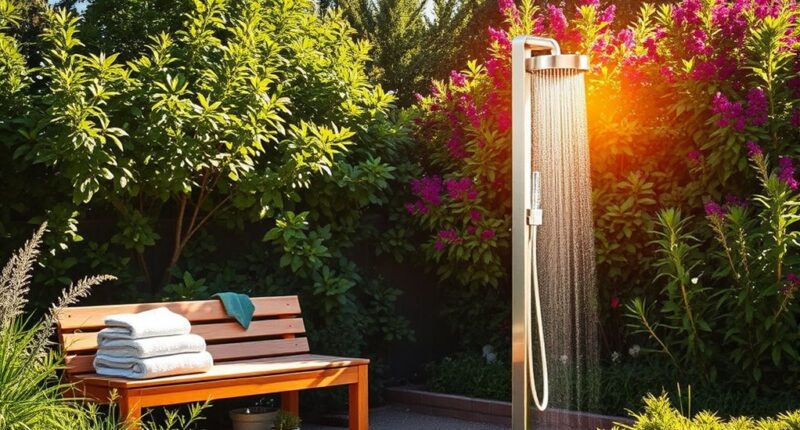 top solar showers for outdoor warmth