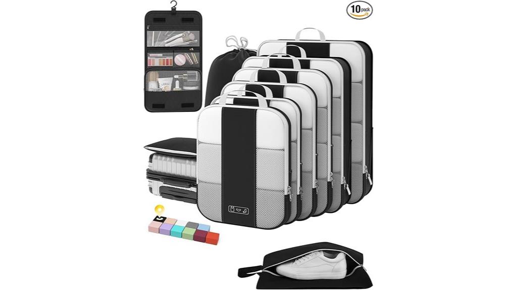 travel compression packing cubes