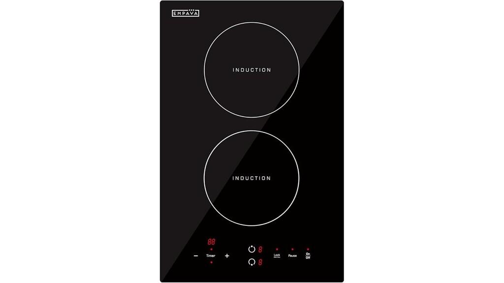 two burner electric cooktop