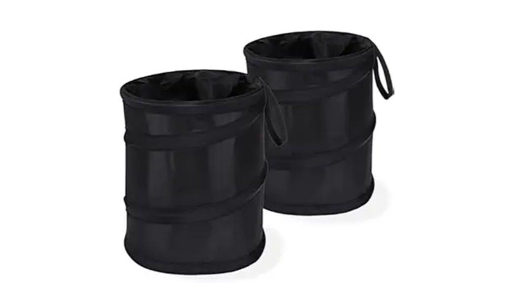 two gallon car trash cans