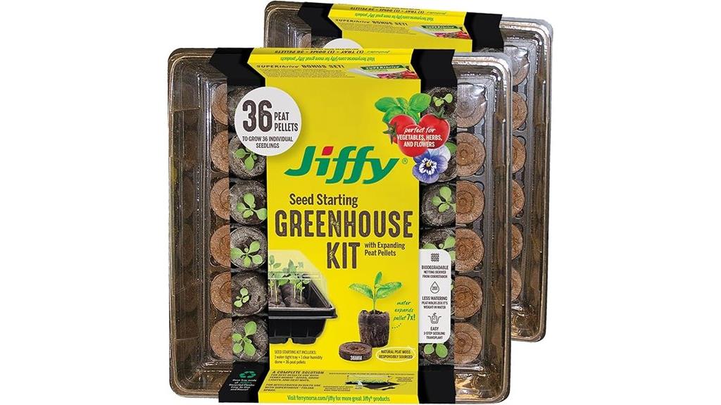two pack seed trays