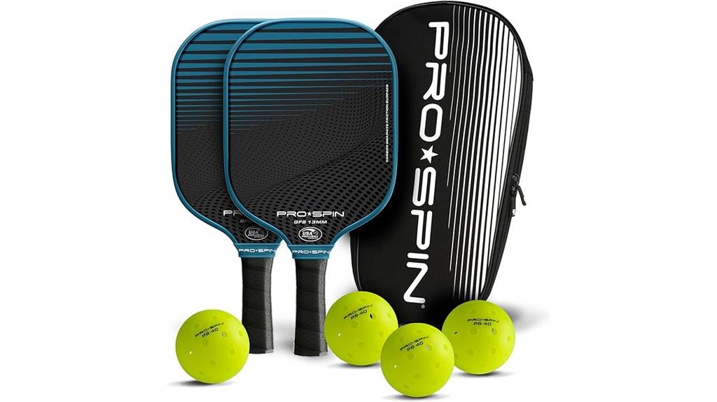 two paddles four balls