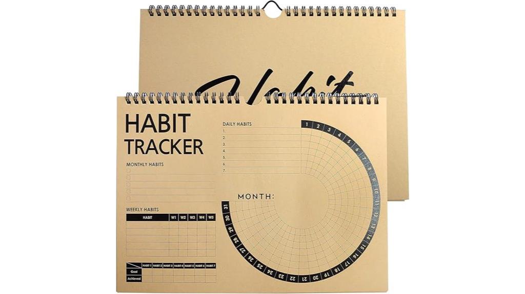undated habit goal planner