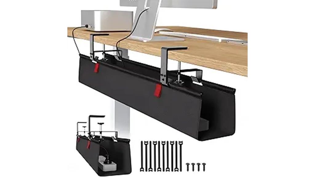 under desk cable organizer