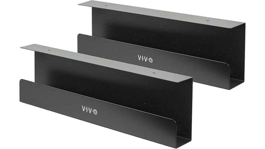 under desk cable trays