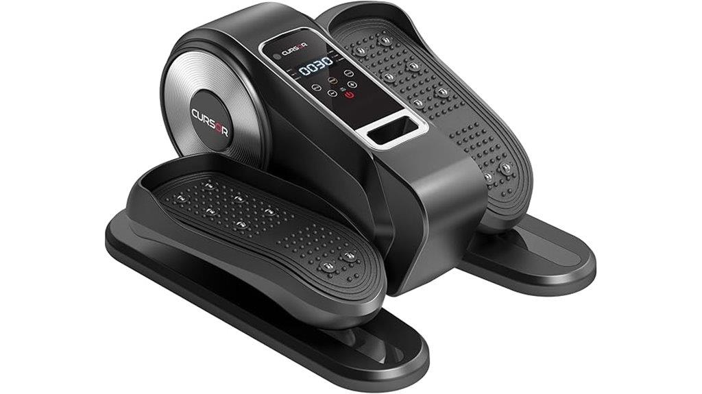 under desk elliptical control