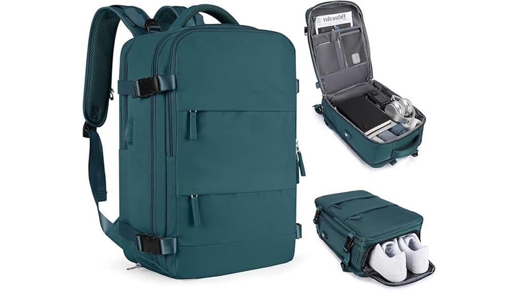 unisex travel backpack design