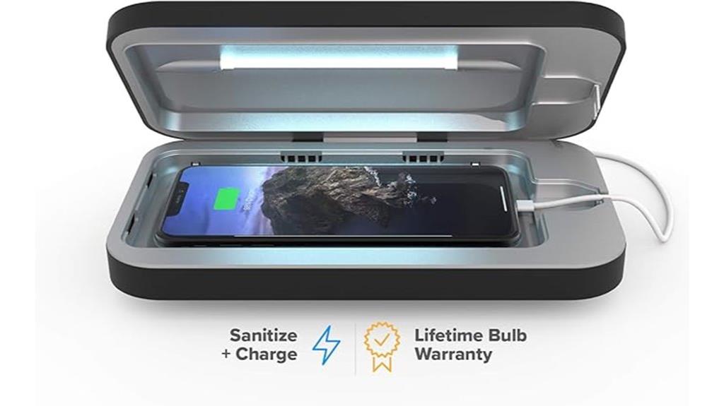 uv sanitizer and charger