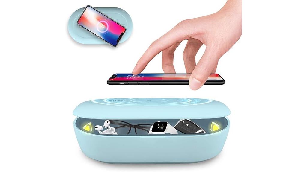 uv sanitizer box with charging